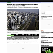 Rodadas em startups brasileiras recuam em 2024, mas volume se mantm, aponta TTR